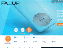 Tablet Screenshot of fazup.com